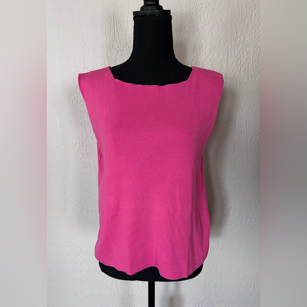 Coldwater Creek Silk Square Neck Tank Top